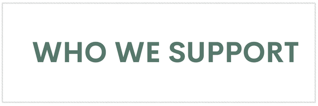 Who We Support